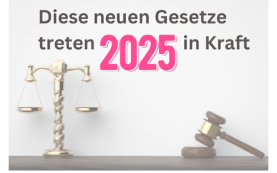 Neue Gesetze 2025: Die wichtigsten Änderungen für Unternehmen